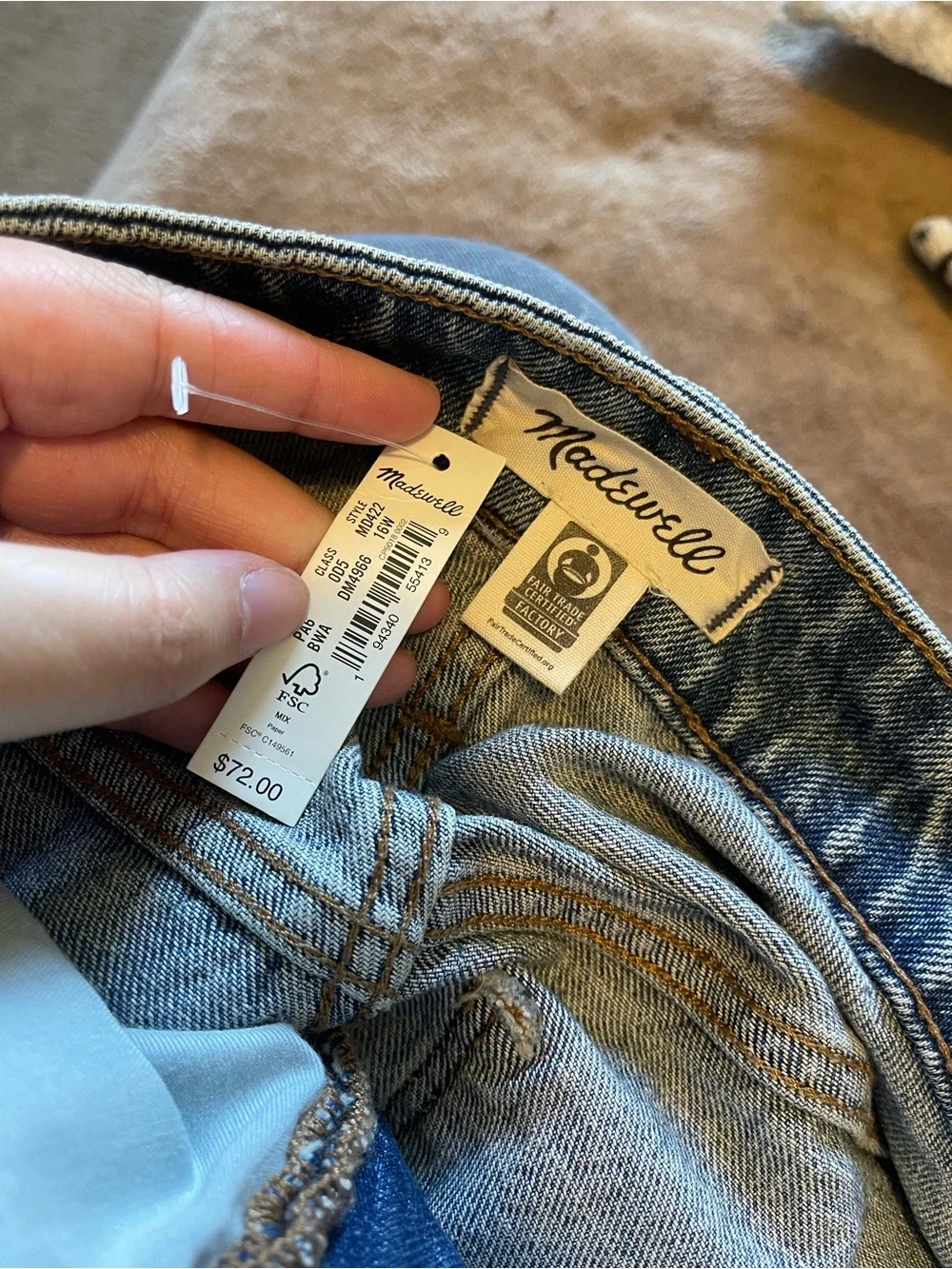 Madewell High-Rise Denim Shorts